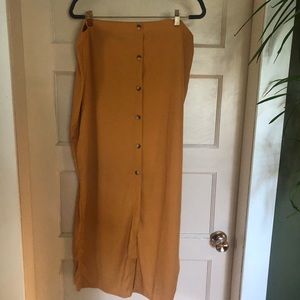 Boohoo plus midi skirt